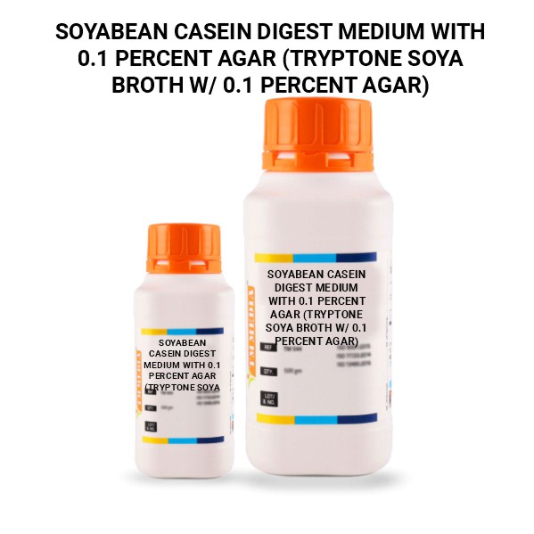 Soyabean Casein Digest Medium With 0.1 Percent Agar (Tryptone Soya Broth W/ 0.1 Percent Agar)